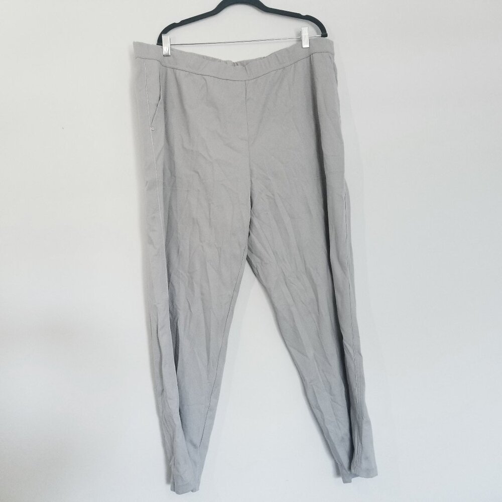 Lafayette 148 Grey Pants Plus Size 3x NWT
